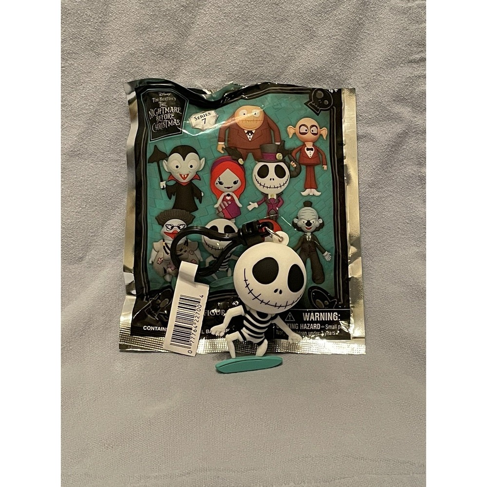 NEW Nightmare Before Christmas 3D Foam Figural Bag‎ Clip Series 7 - Summer Jack